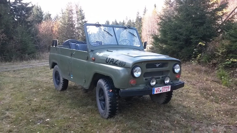 Der UAZ kann in Benneckenstein gefahren werden. UAZ, Sowjetunion, Harz, Fahrzeug, Auto